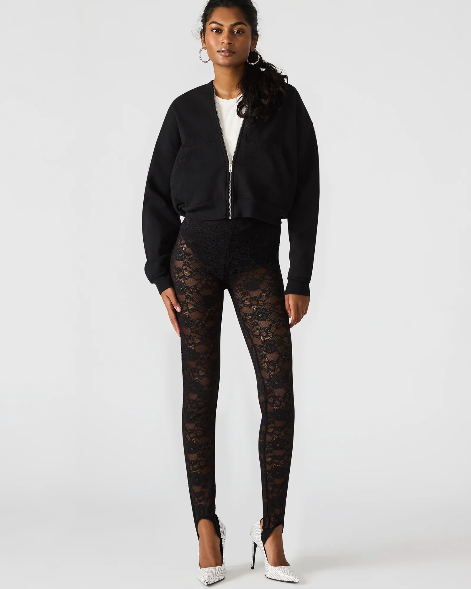 SANDRINE PANT BLACK LACE