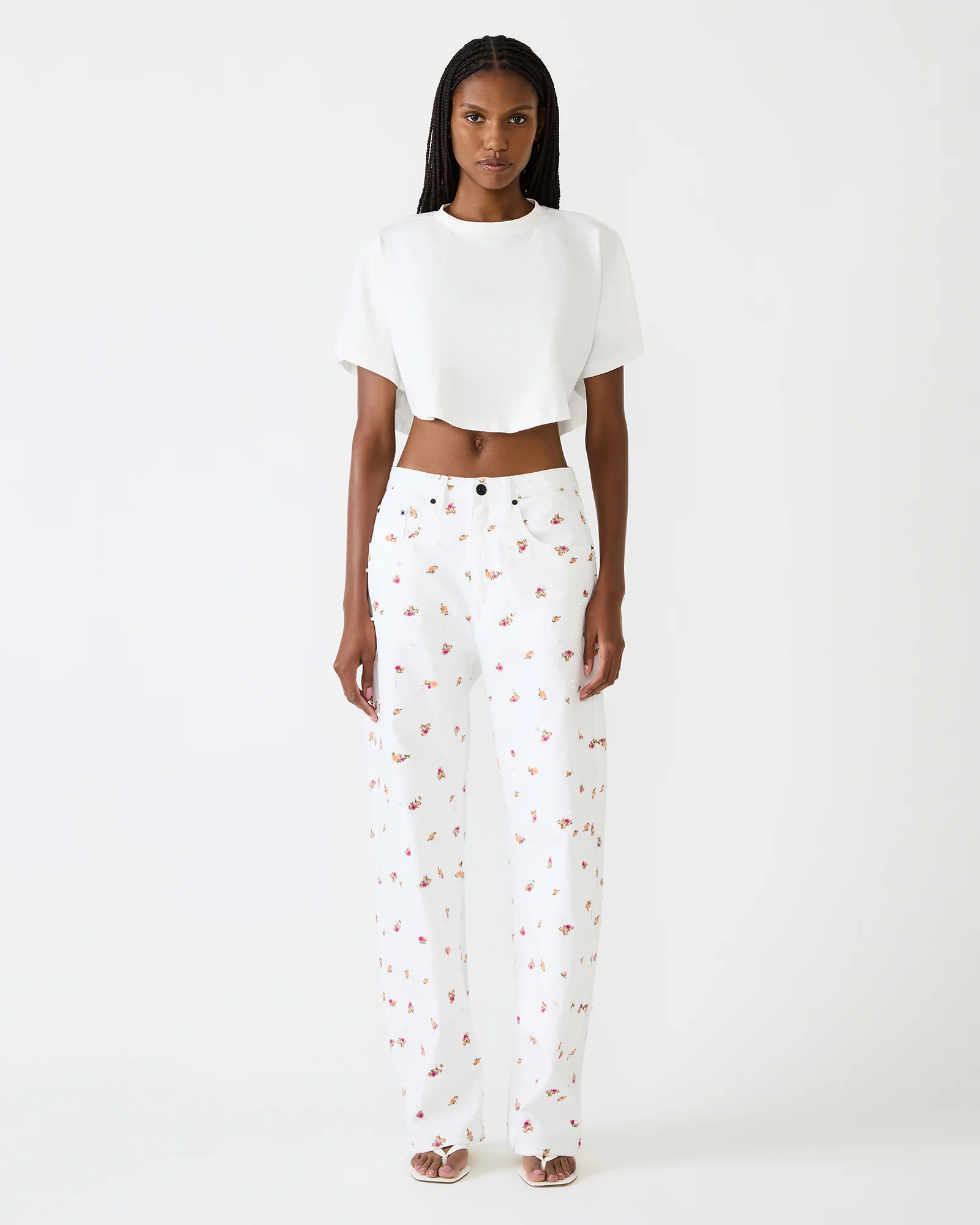 SYDNEE FLORAL JEAN ANTIQUE
