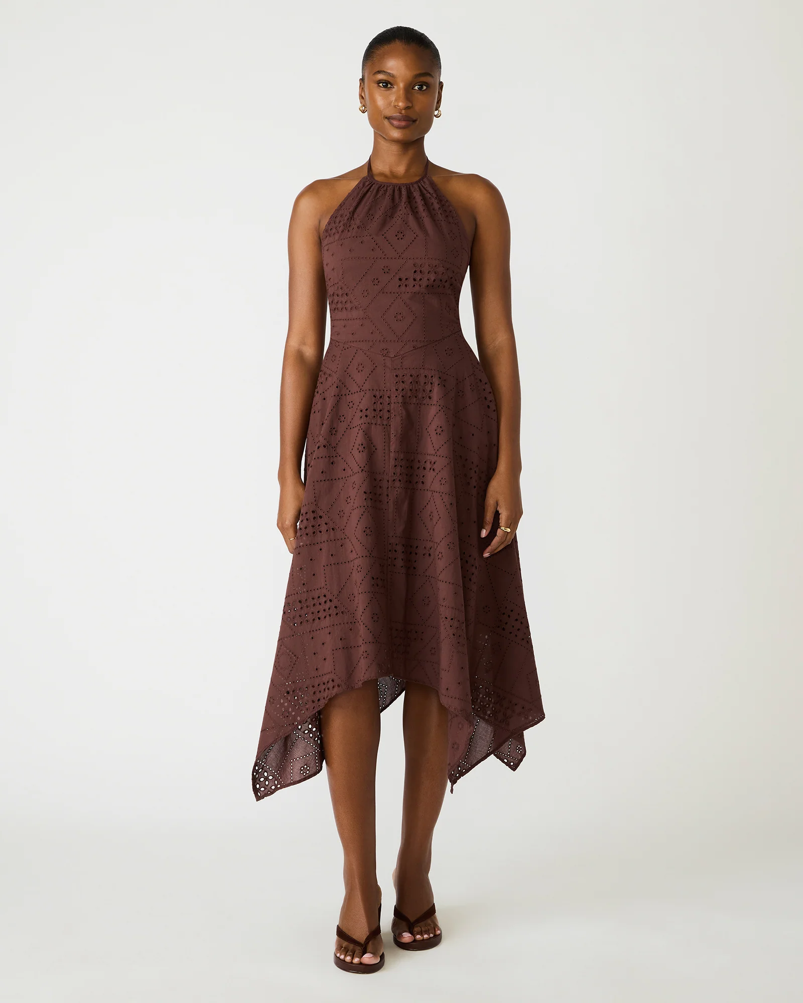 DALINA DRESS WALNUT