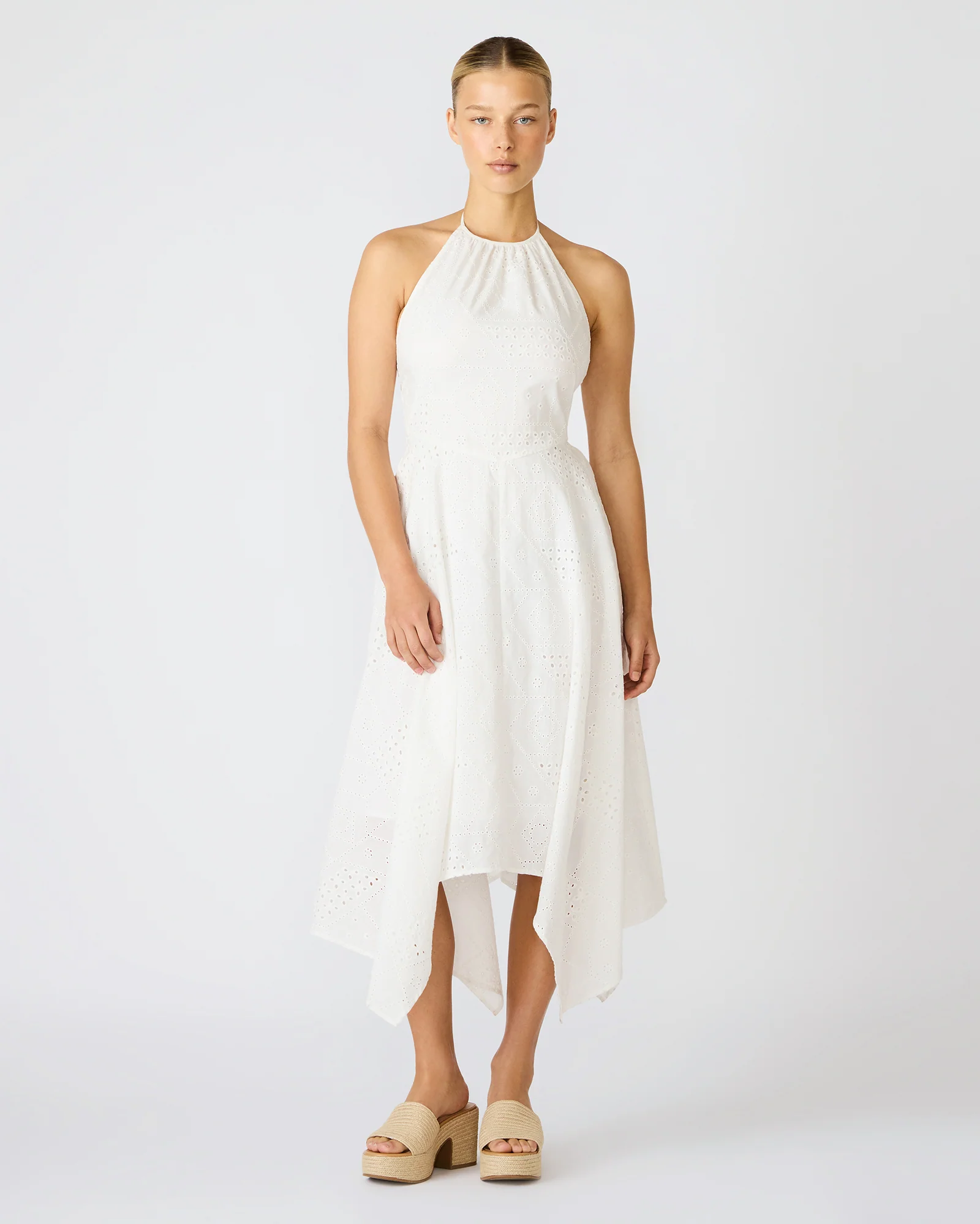 DALINA DRESS BIRCH WHITE