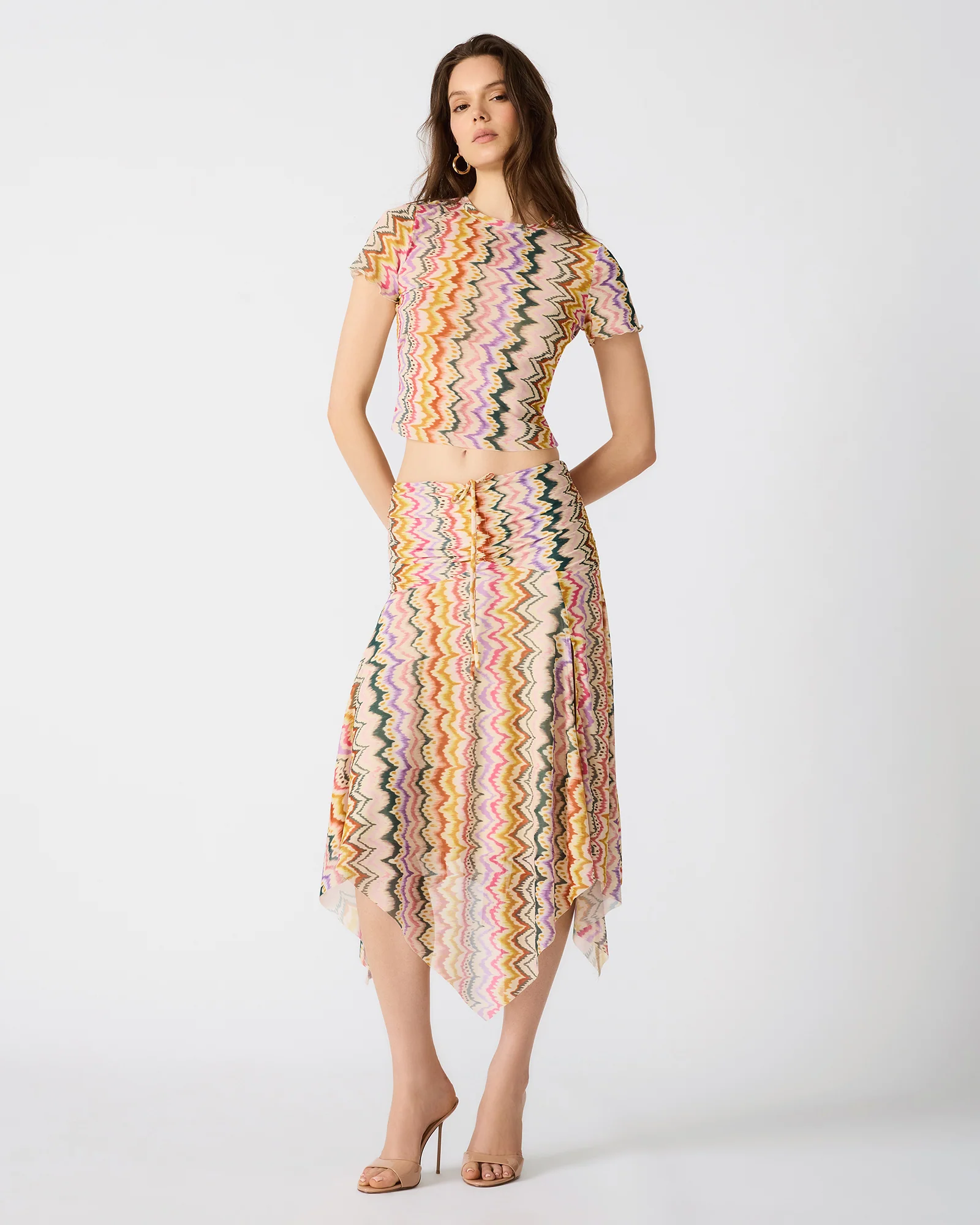 LARKE KNIT TOP RAINBOW VISION