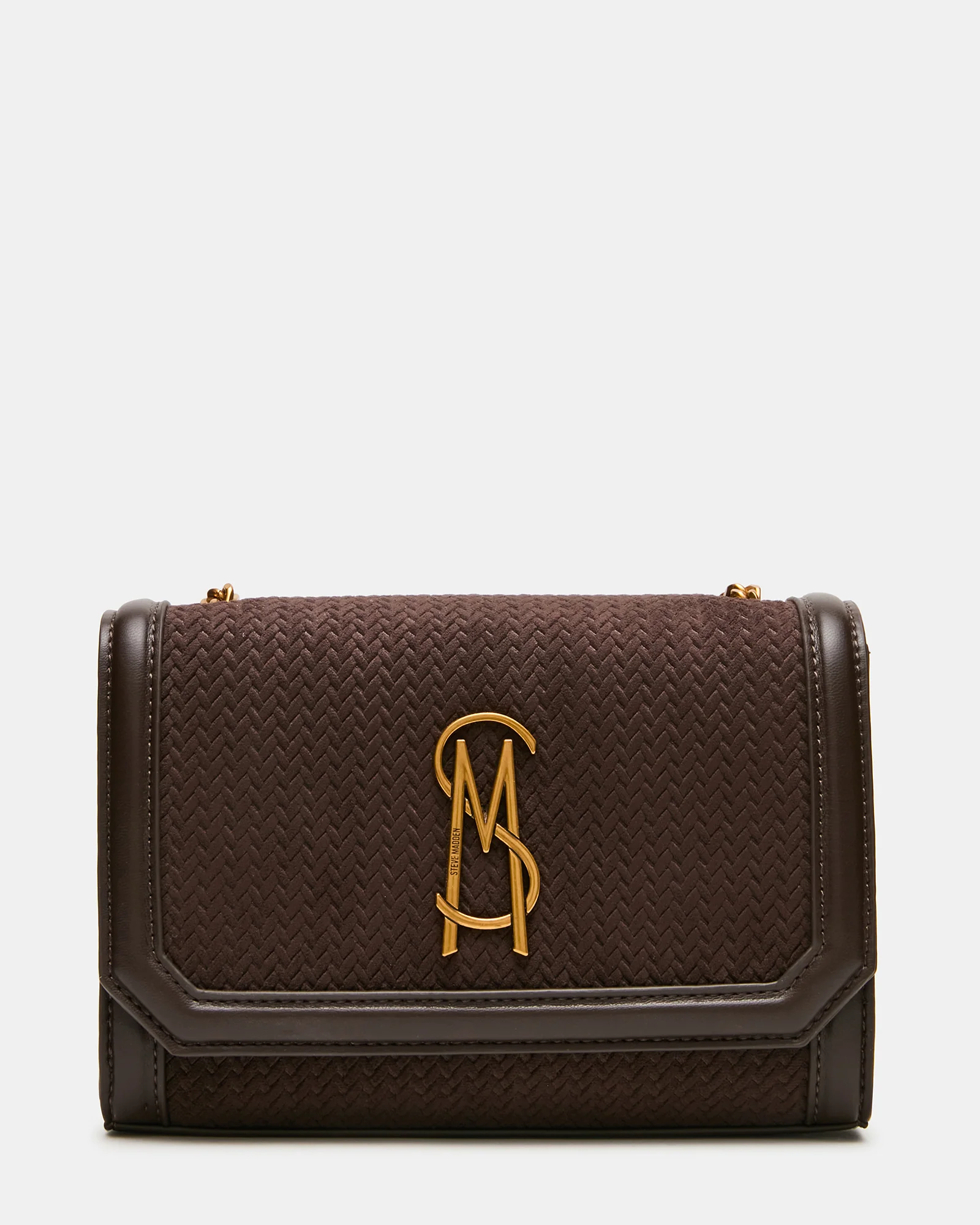LARISA WOVEN BAG CHOCOLATE