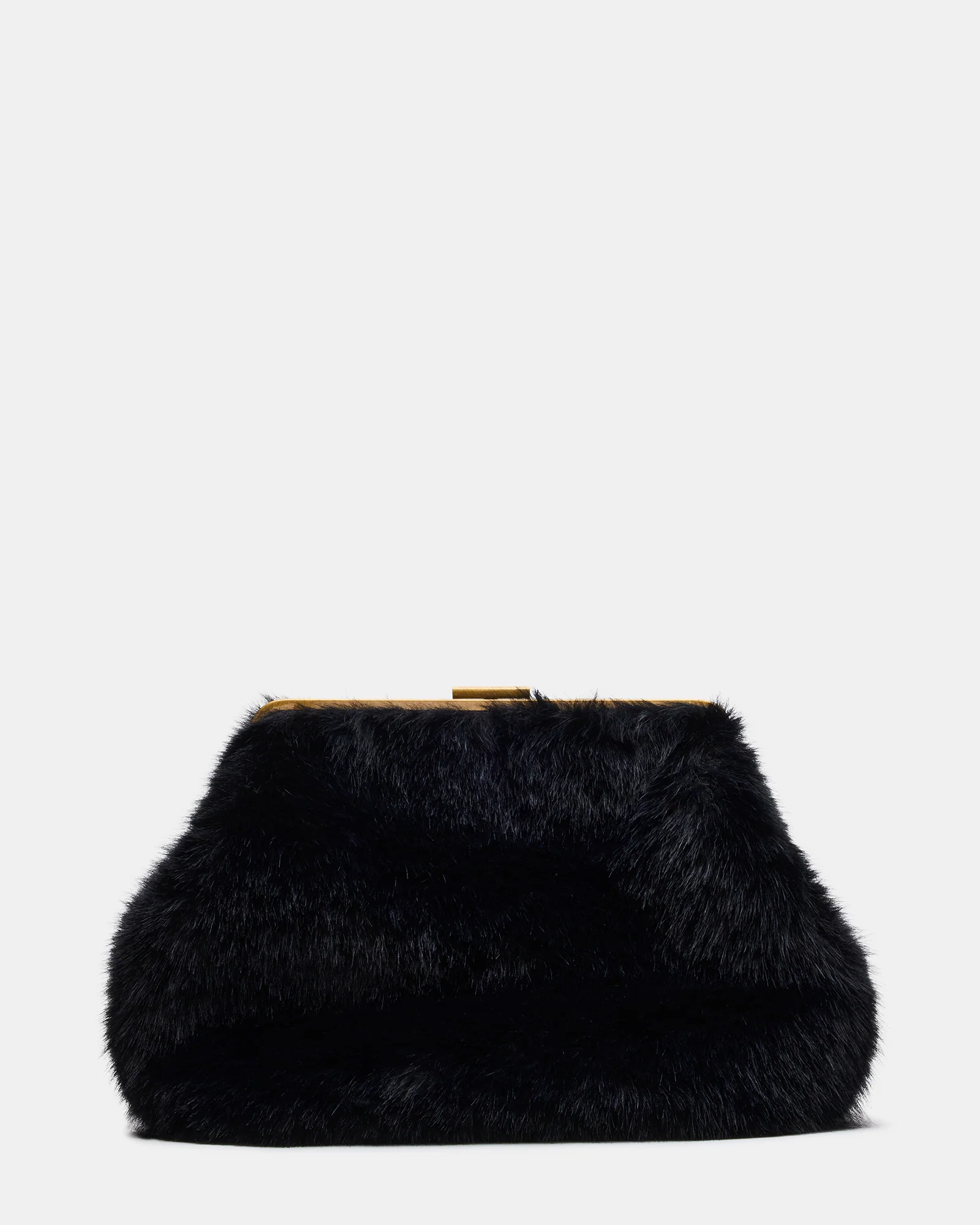 SEFINA FAUX FUR BAG BLACK